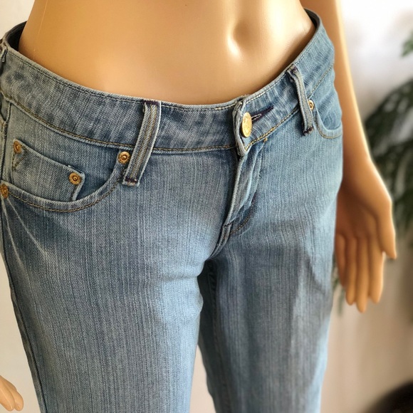 Levi’s signature jr, size 5 jeans low, slim, flare - Picture 4 of 7
